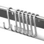 Hulless S Shaped Hanging Hooks 3.5 inch Solid Stainless Steel S Hooks 12PCS Kitchen Hooks for Spoon Pan Pot Hangers Multiple Uses.