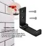 OHIYO Wall Hooks 6pcs Coat Hooks Foldable Wall Hanger Wall Mounted Towel Robel Hooks for Home Bath Kitchen Garage Hat Towel Keys Bags Holder Aluminum Alloy Waterproof with Screws Included Black OHIYO Wall Hooks 6pcs Coat Hooks Foldable Wall Hanger Wall Mounted Towel Robel Hooks for Home Bath Kitchen Garage Hat Towel Keys Bags Holder Aluminum Alloy Waterproof with Screws Included Black