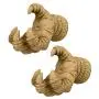 Design Toscano Talons of The Dunheviel Dragon Decor Wall Hanger Sculptures, 7 Inch, Set of Two, Gothic Stone Design Toscano Talons of The Dunheviel Dragon Decor Wall Hanger Sculptures, 7 Inch, Set of Two, Gothic Stone