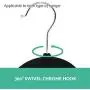 YOTHG Velvet Hangers, 10pcs Non Slip No Shoulder Bump Suit Hangers, 360 Degree Swivel Hook, Space Saving Clothes Hangers, Rounded Hangers for Coat,Sweater(Black) YOTHG Velvet Hangers, 10pcs Non Slip No Shoulder Bump Suit Hangers, 360 Degree Swivel Hook, Space Saving Clothes Hangers, Rounded Hangers for Coat,Sweater(Black)