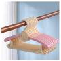 Drying Rack Childrens Hanger Baby Baby Home Anti-Skid Multi-Function Thickening Childrens Clothes Hanging Clothes Hanger Storage Artifact 10 Pack FANJIANI (Color : Pink)