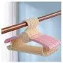 Drying Rack Childrens Hanger Baby Baby Home Anti-Skid Multi-Function Thickening Childrens Clothes Hanging Clothes Hanger Storage Artifact 10 Pack FANJIANI (Color : Pink)