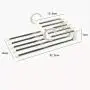 Excursion Home Pants Hangers, 2pcs Non-Slip Clothes Hook Padded Swing Arm Space Saving Clothes Slack, Magic Hangers Closet Storage Organizer for Jeans Trousers Skirts Scarf Ties Towels (White)