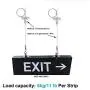 OTTFF 3.2 ft Suspension Cable Wire Rope Adjustable Length with Latch Hook Hanging Disc for LED Panel Light Billboards DIY Hanger Hardware Mounting Clamp Max 11 IB OTTFF 3.2 ft Suspension Cable Wire Rope Adjustable Length with Latch Hook Hanging Disc for LED Panel Light Billboards DIY Hanger Hardware Mounting Clamp Max 11 IB