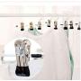 10pcs Random Color Stainless Steel Trouser Hanger Rack Coat Pants Skirt Hangers Clothes Stand Holder with 2 Adjustable Non-Slip Clips Decoration