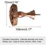 uxcell Curtain Tieback Hooks Zinc Alloy Vintage Copper Tone Tassel Drapery Holder Window Holdback Wall Hook Clothes Hangers 2pcs