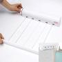 5 Line Retractable Clothes Airer Washing Line Laundry Wall Mount Dryer Hanger Clothesline Outdoor Washing Line Drying Rack 3.7M