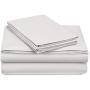 Pinzon 300 Thread Count Percale Cotton Sheet Set - Twin, White