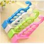 10pcs Random Color Multi-Function Home Accessories Foldable Clothes Hanger Drying Rack 5 Hole Suit 10pcs Random Color Multi-Function Home Accessories Foldable Clothes Hanger Drying Rack 5 Hole Suit