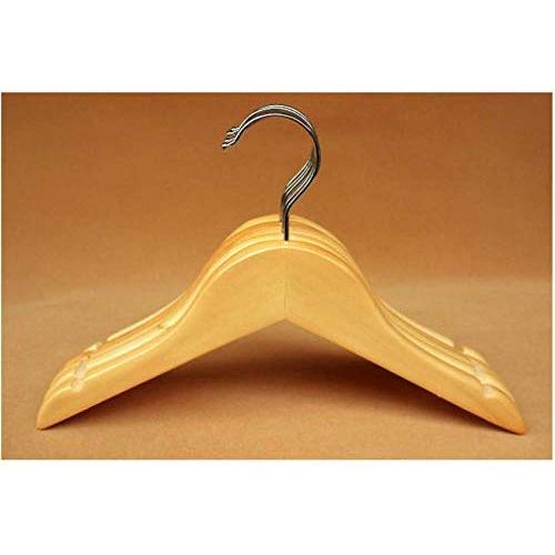 10pcs Random Color 26cm Baby Wood Hanger Children Wooden Hangers for Clothes Pegs Kids Mini Hanger