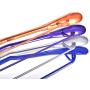 PeiQiH Shirt No-Trace Clothes Hangers, 10 Pack Rubber Coating Wide Shoulder Space Saving Durable Heavy Duty Suit Hangers for Coats Skirt Jackets-a-ms-Purple 40x18.5x3cm