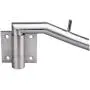 IMEEA Closet Space Saver Swing Arm Clothes Drying Hanger Wall-Mounted SUS304 Brushed Stainless Steel with 6 Hooks 12.6inch (1-Set)