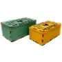 DNS Storage Boxes with Covers Tin Metal Stackable Decorative Craft Photos Keepsake Farmers Market Chicken Theme (Set of 2) DNS Storage Boxes with Covers Tin Metal Stackable Decorative Craft Photos Keepsake Farmers Market Chicken Theme (Set of 2)