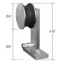 SMARTSTANDARD 6ft Top Mount Sliding Barn Door Hardware Kit - Stainless Steel Heavy Duty Sturdy Barn Door Track - Super Smoothly and Quietly - Fit 36" Wide Door Panel (T Shape Hanger) SMARTSTANDARD 6ft Top Mount Sliding Barn Door Hardware Kit - Stainless Steel Heavy Duty Sturdy Barn Door Track - Super Smoothly and Quietly - Fit 36" Wide Door Panel (T Shape Hanger)