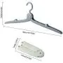 FOONEE Foldable Hangers, Portable Non Slip Hangers, Clothes Drying Rack for Travel, Home, Dormitory, Business Trip