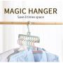 10PC Random Color Nine-Hole Rotating Multi-Function Folding Hanger Clothes Coat Hanger Baby Hangers Hangers for Clothes Kids Hangers Decoration