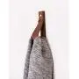Medium Leather Wall Hook, minimalist leather strap hanger for bath towel holder leather wall hook strap towel hook bathroom decor brass towel ring nordic home