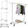 Cypress Shop Clothing Rack Single Rail Rolling Garment Rack Collapsible Clothes Hangers Clothing Garment Rail Rack Bar Adjustable Heavy Duty Collapsible Clothes Hanger Laundry Dryer Trolley Cart Cypress Shop Clothing Rack Single Rail Rolling Garment Rack Collapsible Clothes Hangers Clothing Garment Rail Rack Bar Adjustable Heavy Duty Collapsible Clothes Hanger Laundry Dryer Trolley Cart