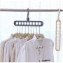 10pcs Random Color Home Storage Organization Clothes Hanger Drying Rack Plastic Scarf Clothes Hangers Storage Racks Wardrobe Storage Hanger