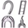 ????Libobo????4PCS Clothes Hanger Clothes 9 Hole Towel Hook Closet Organizer Plastic Storage Rack