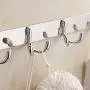 shengyuze Hooks & Hangers Stainless Steel Wall Mounted Double-Hook Coat Clothes Hat Hanger Organizer Rack for Home - 3# shengyuze Hooks & Hangers Stainless Steel Wall Mounted Double-Hook Coat Clothes Hat Hanger Organizer Rack for Home - 3#