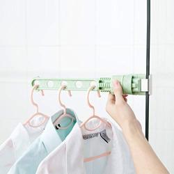 Yeechang Magic Clothes Coat Hanger Organizer,5 Holes Clothes Hanger Organizer,Multi-Function Five-Hole Magic Hanger,Multifunction Space Saving and Cascading Features