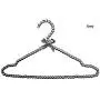 5pcs Random Color Fancy Pearl Bow-Knot Clothes Hanger with Notches, Non Slip Plastic Wedding Dress Sun-top Hanger for Lady Girl