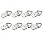 Comdox 100 Pack Picture Hangers Triangle Ring Picture Frame Hanger with Screws Comdox 100 Pack Picture Hangers Triangle Ring Picture Frame Hanger with Screws
