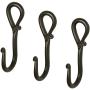 RTZEN Decorative Wall Hooks, 3 Handmade Wrought Iron Stylish Hangers for Coat, Hat, Jacket, Robe, Bath Towel | Mug Hooks | Black Rod Forged Scroll Hangers | Handcrafted Décor | Hang-All Easy Mount RTZEN Decorative Wall Hooks, 3 Handmade Wrought Iron Stylish Hangers for Coat, Hat, Jacket, Robe, Bath Towel | Mug Hooks | Black Rod Forged Scroll Hangers | Handcrafted Décor | Hang-All Easy Mount