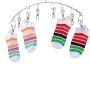 Kglobal 2 Sets Stainless Steel Laundry Drying Hanger with 8 Clips For Drying Towels, Diapers, Baby Clothes,Underwear, Socks Gloves-Gabbay