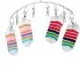 Kglobal 2 Sets Stainless Steel Laundry Drying Hanger with 8 Clips For Drying Towels, Diapers, Baby Clothes,Underwear, Socks Gloves-Gabbay