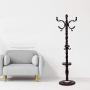 Q_Entryway Furniture Retro Clothes Rack Nordic Coat Stand Simple Hat Coat Rack Living Room Bedroom Floor Hanger Hall Office Clothes Tree Hall Trees