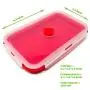 Set of 4 Collapsible Silicone Food Storage Container, Leftover Meal boxes For Kitchen, Bento Lunch Boxes, BPA Free, Microwave, Dishwasher and Freezer Safe. Foldable Thin Bin Design Saves Your Space. Set of 4 Collapsible Silicone Food Storage Container, Leftover Meal boxes For Kitchen, Bento Lunch Boxes, BPA Free, Microwave, Dishwasher and Freezer Safe. Foldable Thin Bin Design Saves Your Space.
