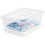 IRIS USA, Inc. CNL-17 17 Quart Clear Storage Box, 12 Pack