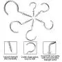 150Pcs Screw-in Cup Hooks Kit, Ceiling Hooks Screw-in Wall Hooks Plant Hooks Kitchen Hooks,Cup Hooks in 7 Size for Hanging Indoor & Outdoor Use-(1/2 '', 5/8'', 3/4 '', 7/8'', 1 , 1-1 / 4 '', 1-1 / 2'') 150Pcs Screw-in Cup Hooks Kit, Ceiling Hooks Screw-in Wall Hooks Plant Hooks Kitchen Hooks,Cup Hooks in 7 Size for Hanging Indoor & Outdoor Use-(1/2 '', 5/8'', 3/4 '', 7/8'', 1 , 1-1 / 4 '', 1-1 / 2'')