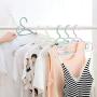 Yuqianjin 40 Pack Plastic Suit Hangers - Clothes Space Saving Clothes Hangers with Hook(40 Pack)