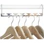 5pc Durable Clothing Hanger Multi-Purpose Folding Metal Storage Rack Living Room Gadget Hangers for Clothes Wardrobe Organizer