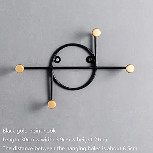 JIAYING Coat Racks Clothes Hanger, Wall-Mounted Clothes Hanger Creative Iron Art Nordic Style Clothes Hanger Clothing Store Wall Decorative Hanging Hanger On The Wall of Household Doors Multifunction JIAYING Coat Racks Clothes Hanger, Wall-Mounted Clothes Hanger Creative Iron Art Nordic Style Clothes Hanger Clothing Store Wall Decorative Hanging Hanger On The Wall of Household Doors Multifunction