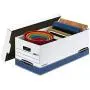 Bankers Boxes STOR/File Medium-Duty Storage Boxes, FastFold, Lift-Off Lid, Letter, 4 Pack (0070104)