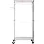 TimmyHouse Closet Organizer Garment Rack Clothes Hanger Home Shelf Heavy Duty Chrome TimmyHouse Closet Organizer Garment Rack Clothes Hanger Home Shelf Heavy Duty Chrome