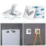 3M Adhesive Hooks, Rope Towel Hanger with Stainless Steel Super Powerful Stick On Hooks for Home, Kitchen, Bathroom, Heavy Duty Wall Mount Coat Hanging Rack - (4 Pack) (Heavy Duty Wall Hooks- 4packs)