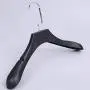 BRUIO Plastic Black Anti-slip Hangers Wide Shoulder Clothing Suit Hanger Clothes Rack,5PCS BRUIO Plastic Black Anti-slip Hangers Wide Shoulder Clothing Suit Hanger Clothes Rack,5PCS