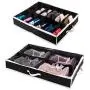 Woffit Under The Bed Shoe Organizer Fits 16 Pairs + 4 Pairs Boots ? Sturdy & Breathable Materials ? Underbed Storage Solution for Kids Men & Women Shoes ? Great Space Saver for Your Closet! Woffit Under The Bed Shoe Organizer Fits 16 Pairs + 4 Pairs Boots ? Sturdy & Breathable Materials ? Underbed Storage Solution for Kids Men & Women Shoes ? Great Space Saver for Your Closet!
