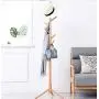 Xiao Jian-Clothes Stand Solid Wood Hanger Floor Coat Rack Creative Furniture Simple Clothes Rack Wooden Hanger Bedroom Drying Rack Coat Racks