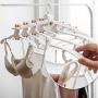 EvaroFly Multipurpose Folding Hanger, Storage Save Space Clothes Hanger, Household Travel -red 56x42x28cm