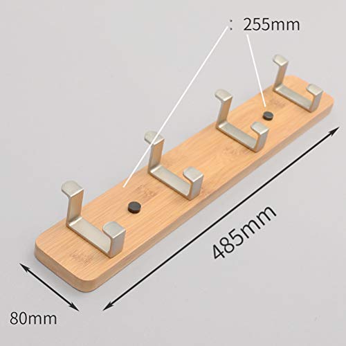 LRZS Creative Bedroom Door Clothes Hook Clothes Hanger Hat Rack Clothes Hanger Wall Hanger Clothes Hanger (Size : 4HOOKS)