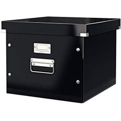 Leitz Click & Store Stackable A4 Suspension File Storage Boxes | Black