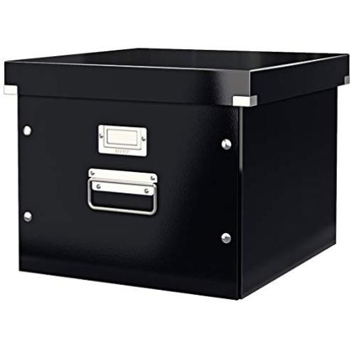 Leitz Click & Store Stackable A4 Suspension File Storage Boxes | Black