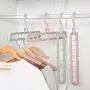 Liveday Rotate Folding Hanger Double-Used Clothes Rack Anti-Skid Portable Hanging for Home Wet Dry Clothes Liveday Rotate Folding Hanger Double-Used Clothes Rack Anti-Skid Portable Hanging for Home Wet Dry Clothes