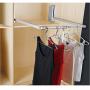 Lift Pull Down Adjustable Width Hanger,Wardrobe Clothes Hanging Rail (54-124cm) (Size : 54-69cm)